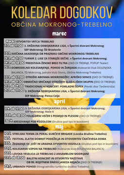 KOLEDAR DOGODKOV